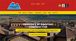 Desktop Screenshot of coloradopremierroofing.com